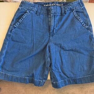 American Eagle Outfitters Blue Bermuda Trouser Shorts
